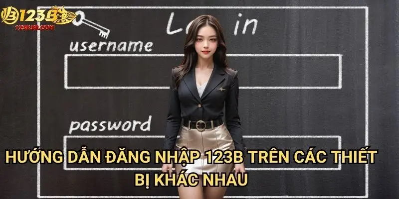Hướng dẫn đăng nhập 123b trên các thiết bị khác nhau