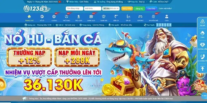 Giao diện thiết kế với màu xanh chủ đạo vô cùng mát mắt